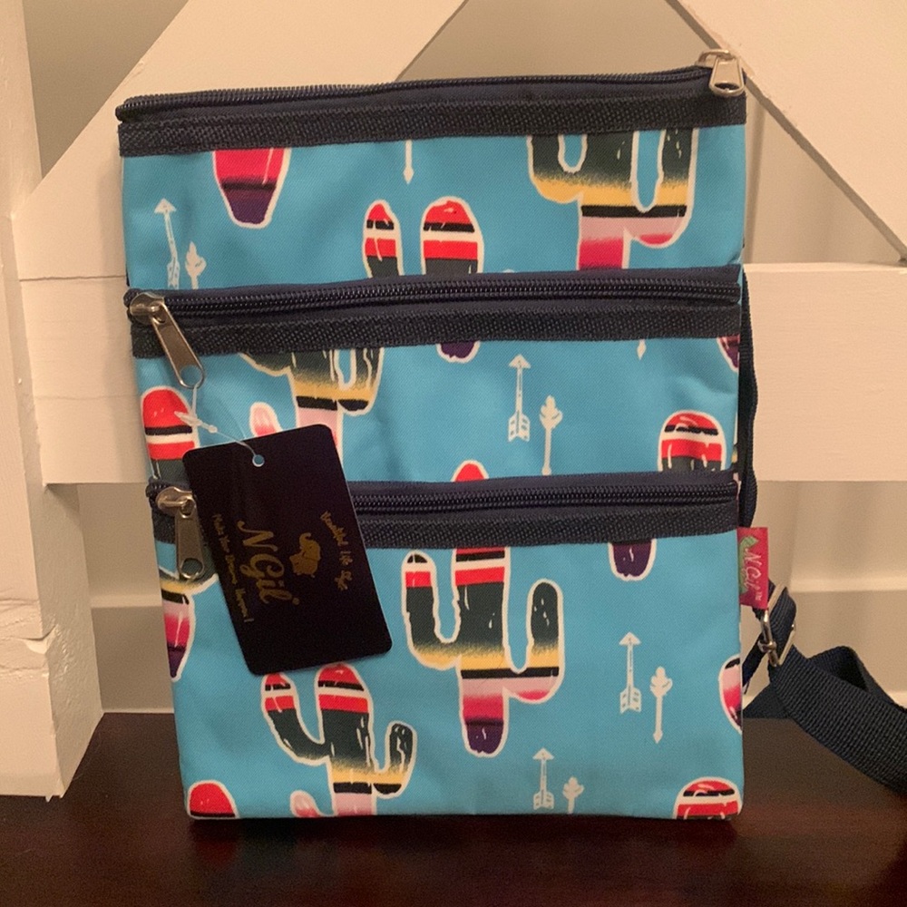 NWT N. Gil Multi-Pocket Crossbody Bag
